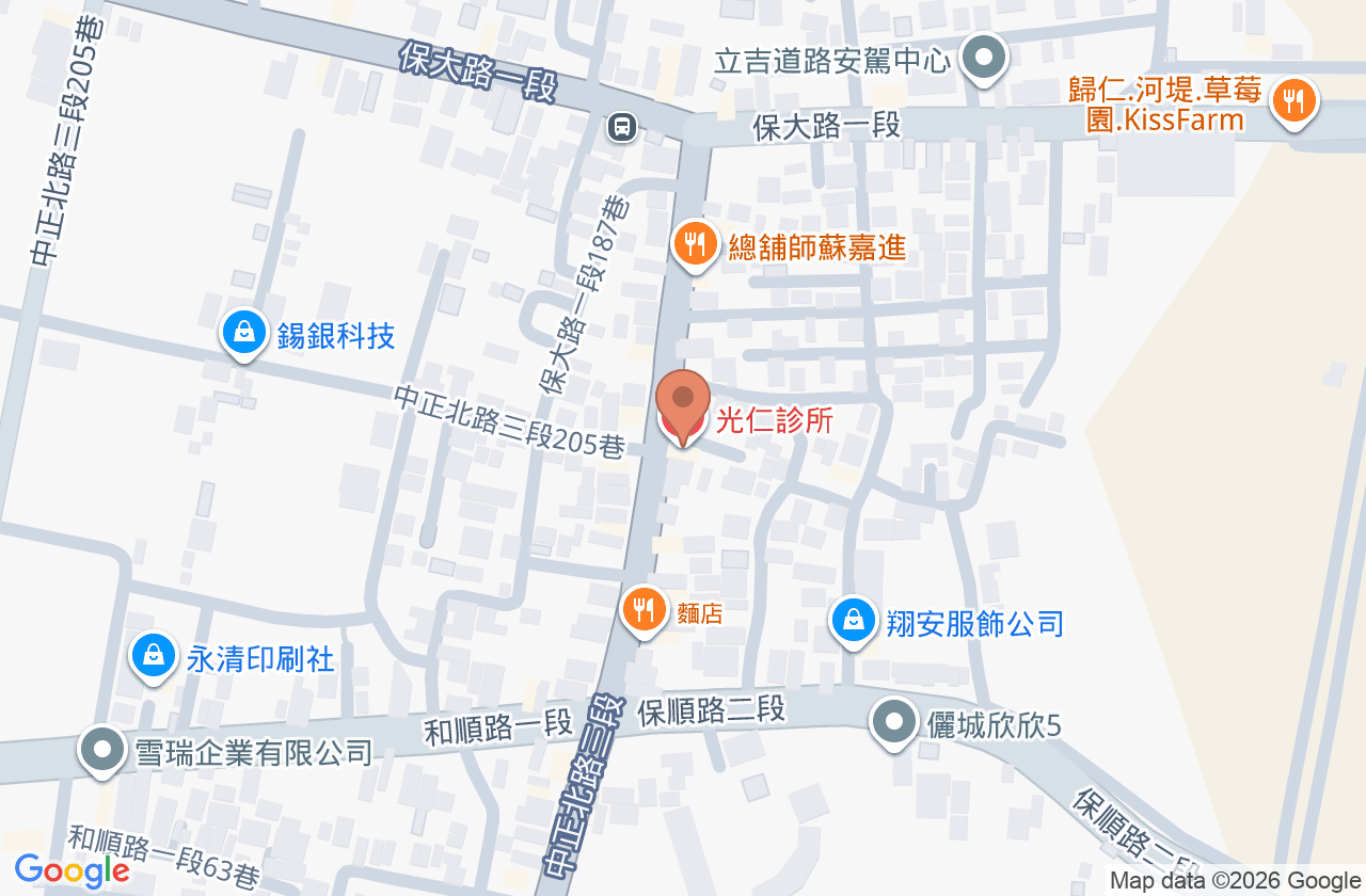光仁診所 位置地圖