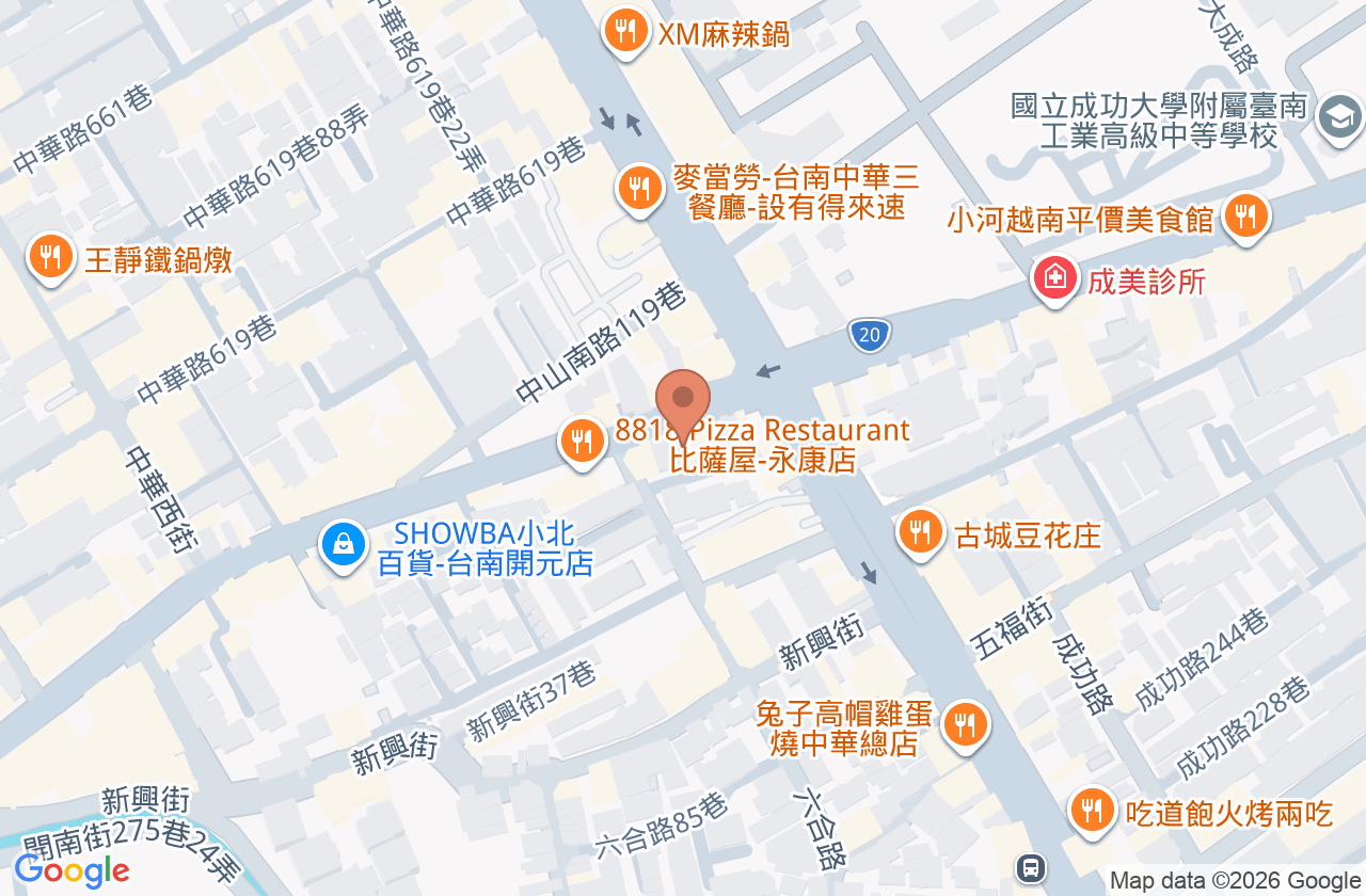 許崇哲耳鼻喉科診所 位置地圖