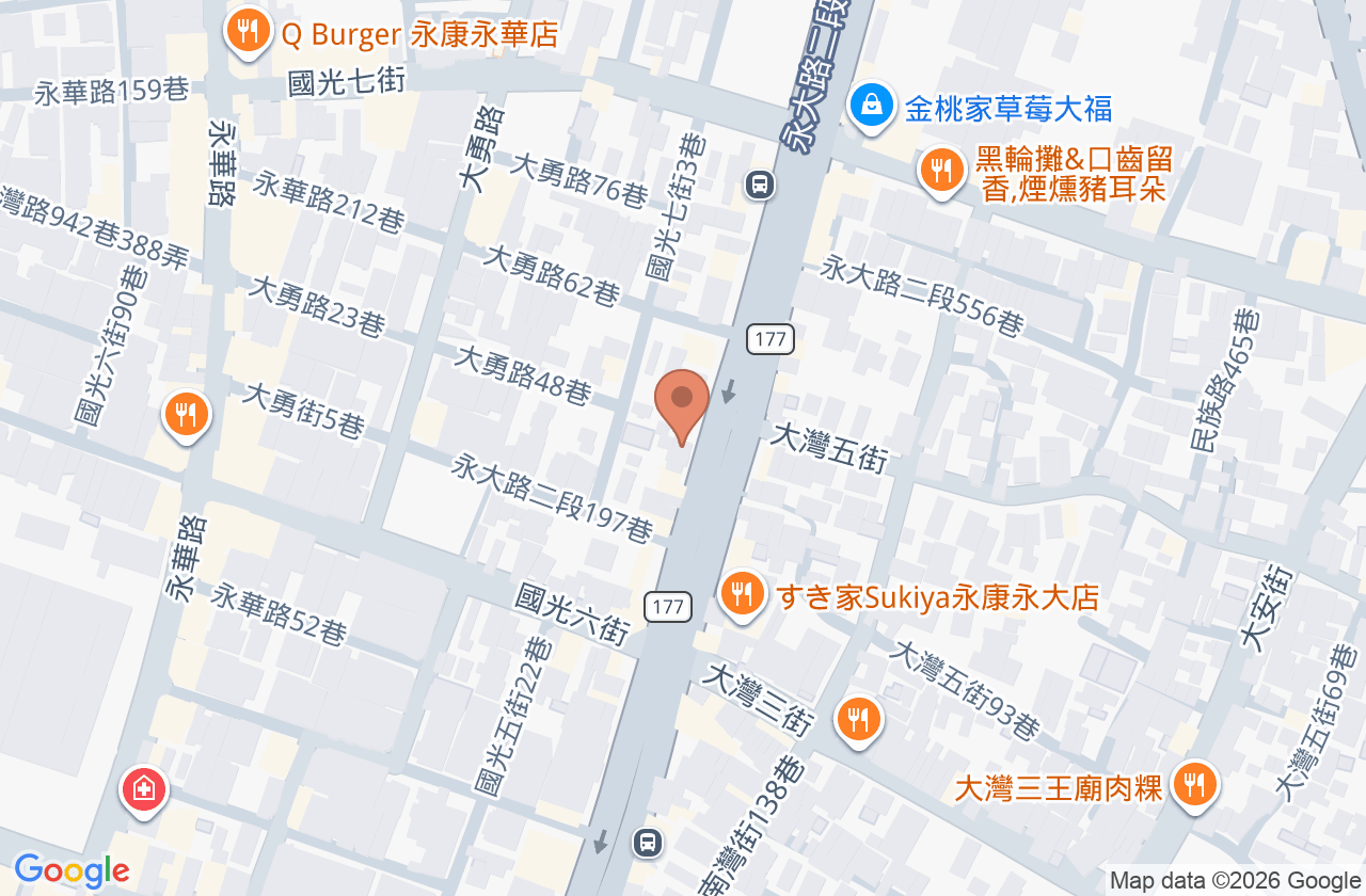 滕內科診所 位置地圖