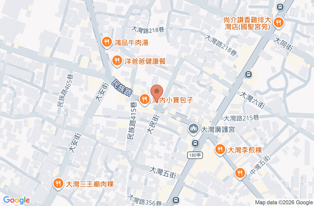 許進賢耳鼻喉科診所 位置地圖