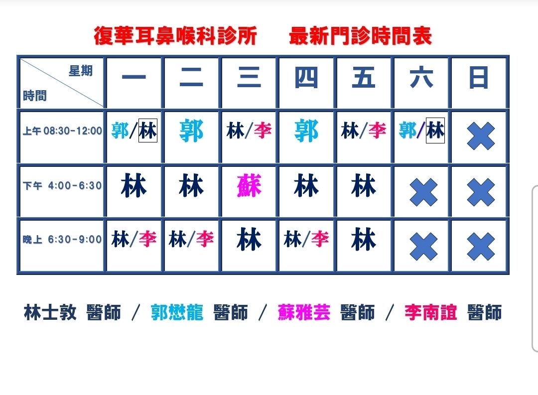 復華耳鼻喉科診所 診所實景照