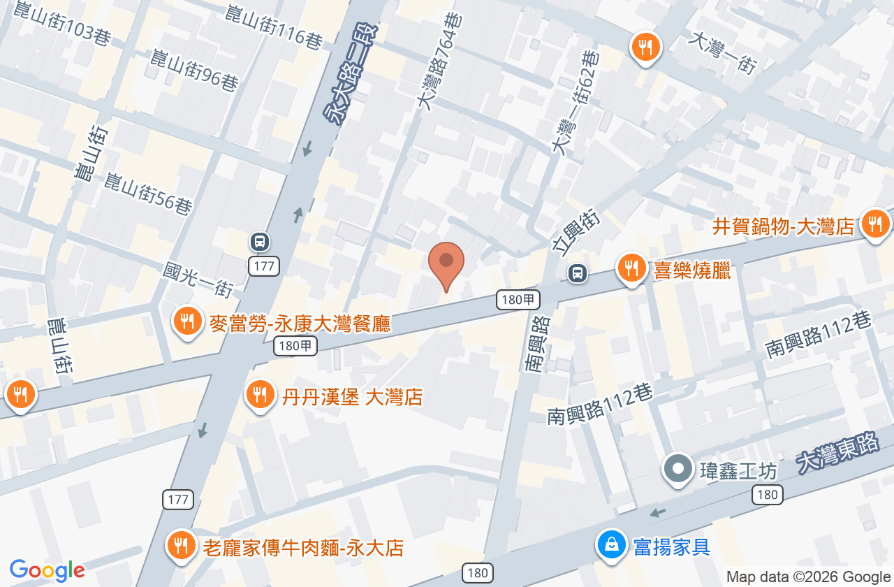 真大眼科診所 位置地圖