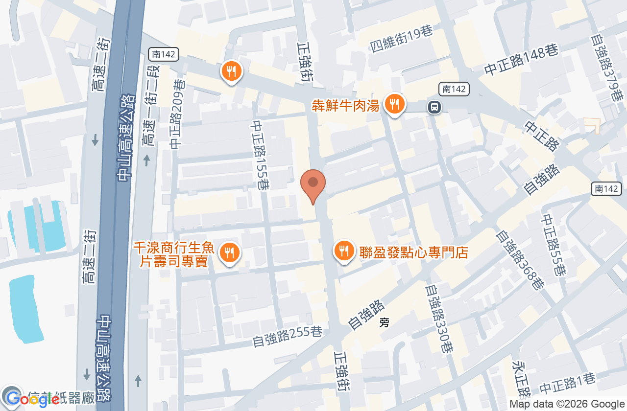 中正耳鼻喉科診所 位置地圖