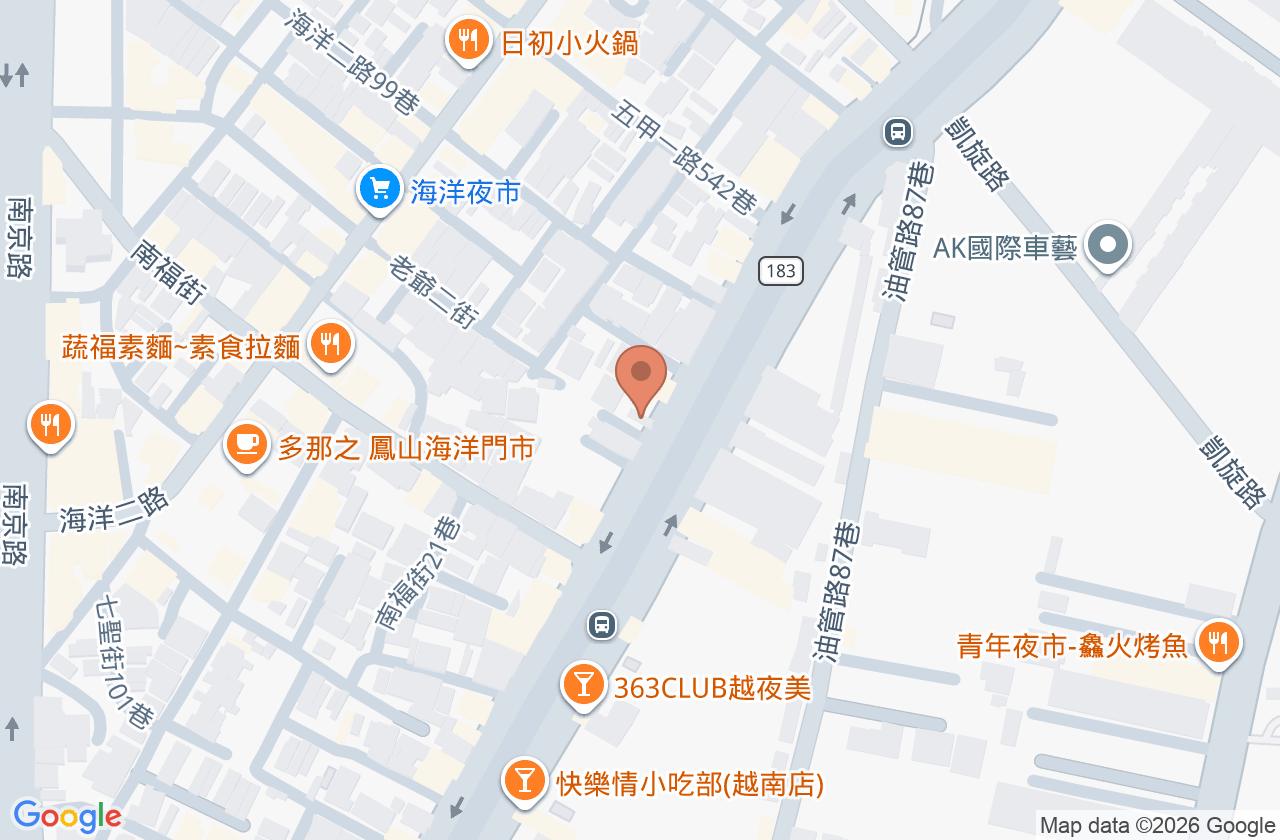 張簡精神科診所 位置地圖