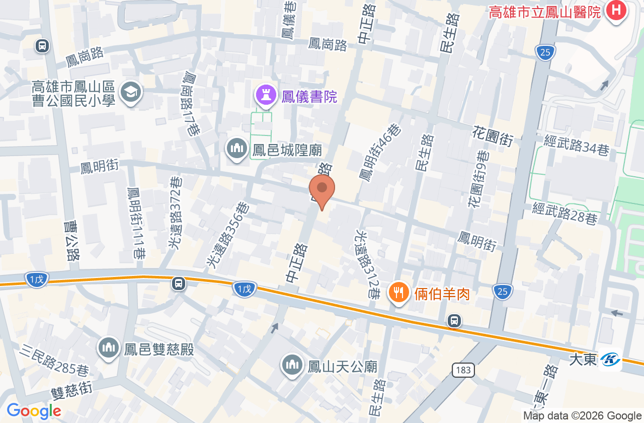 吳內科診所 位置地圖