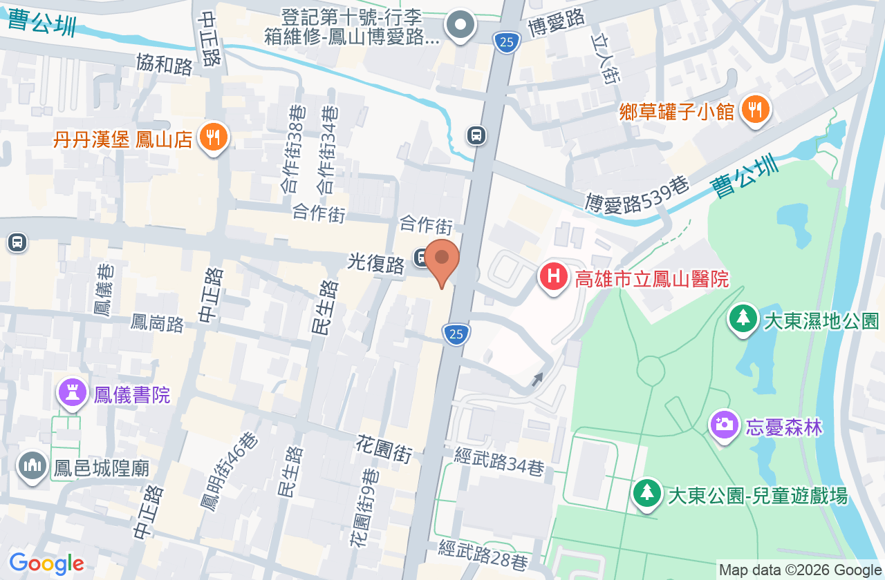 邱正義婦產科診所 位置地圖