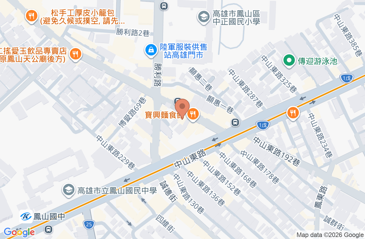 博勝復健科診所 位置地圖