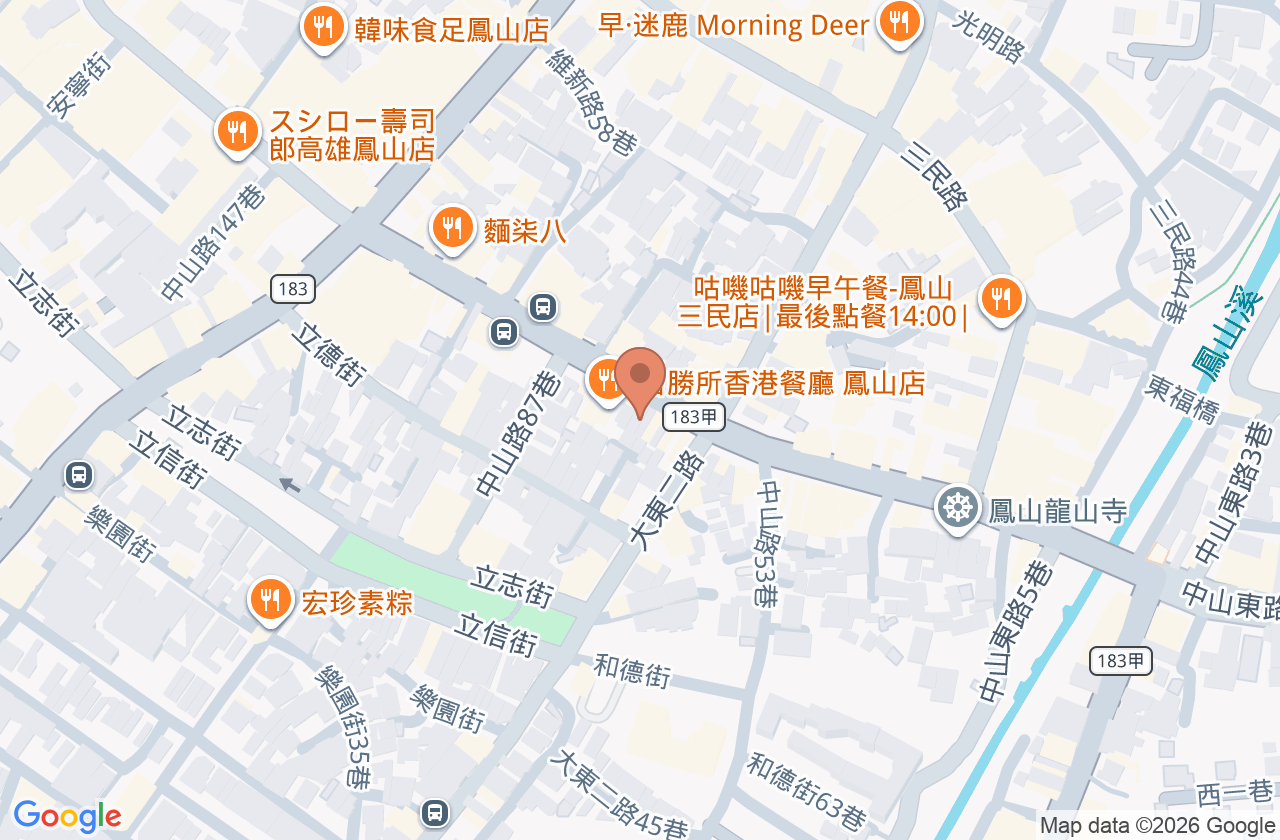 佳音皮膚科診所 位置地圖
