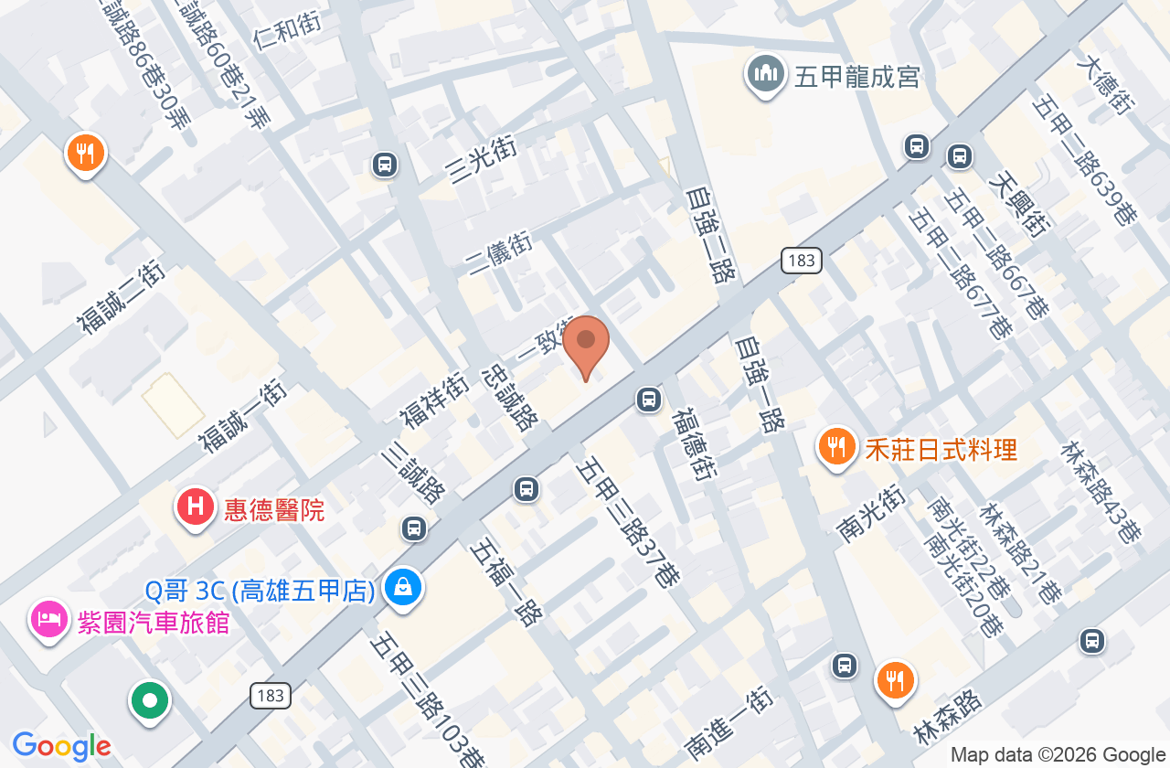 李威德診所 位置地圖