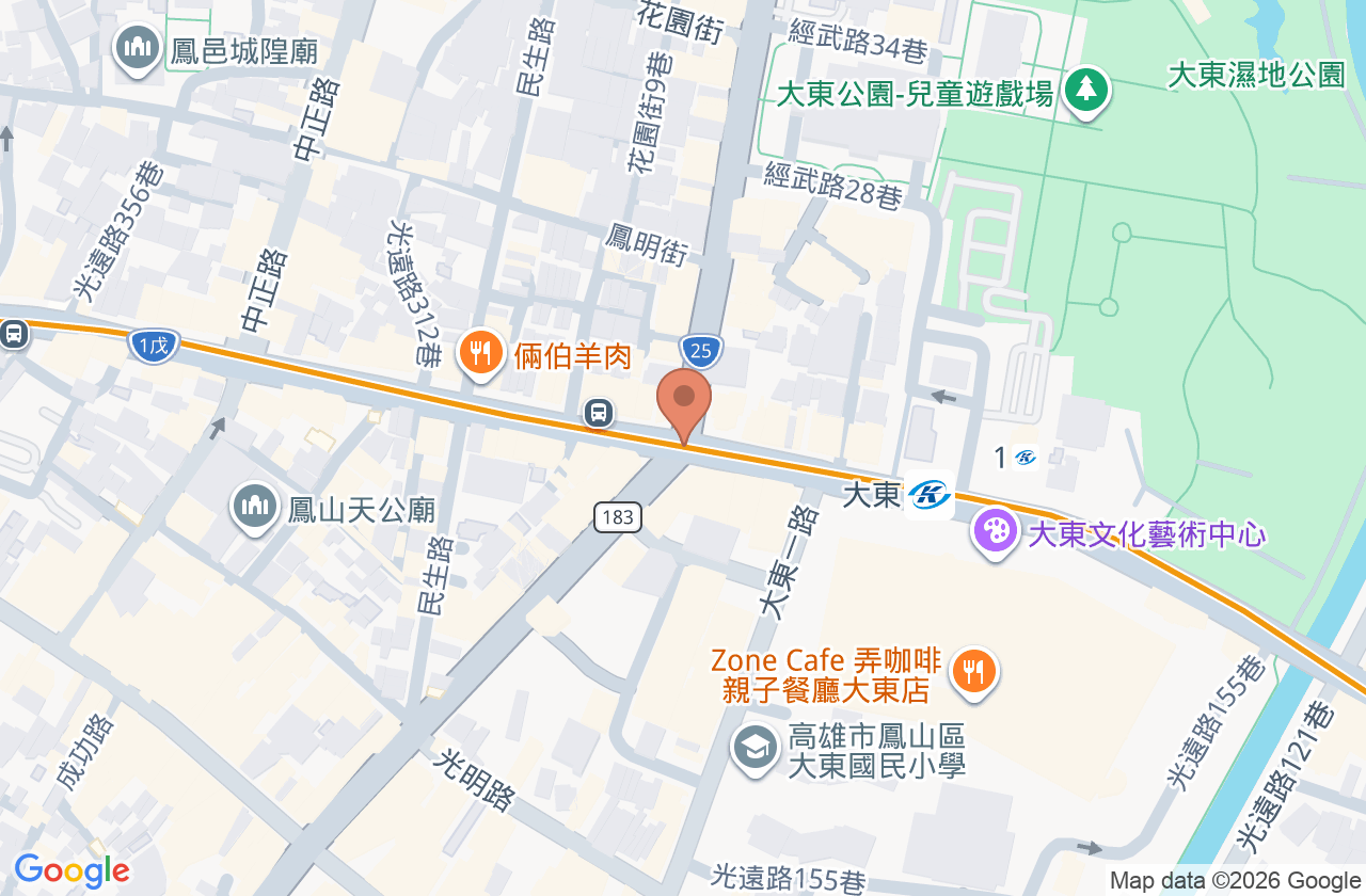 光遠骨科外科診所 位置地圖