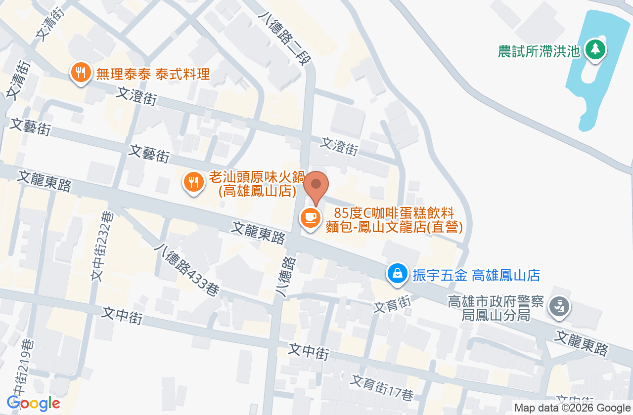 潘明享骨科外科診所 位置地圖