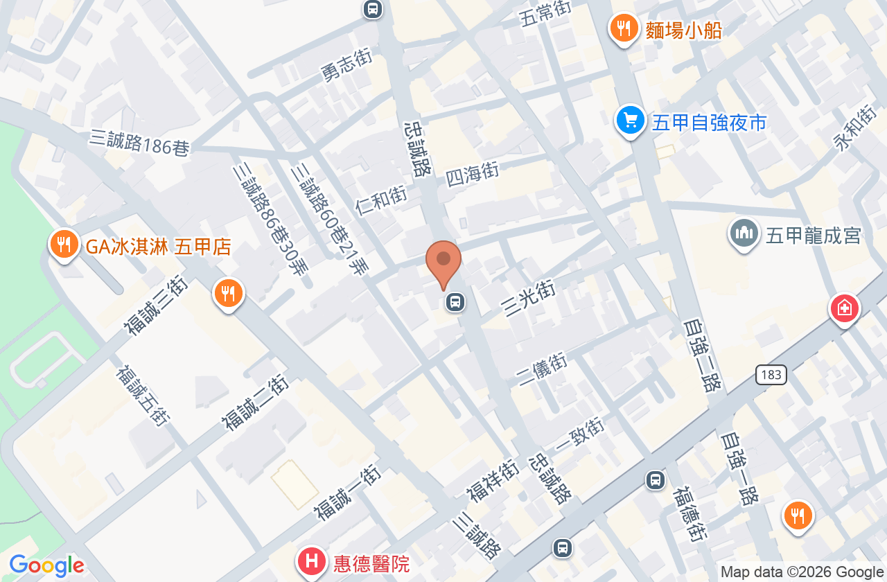 明馨婦產科診所 位置地圖