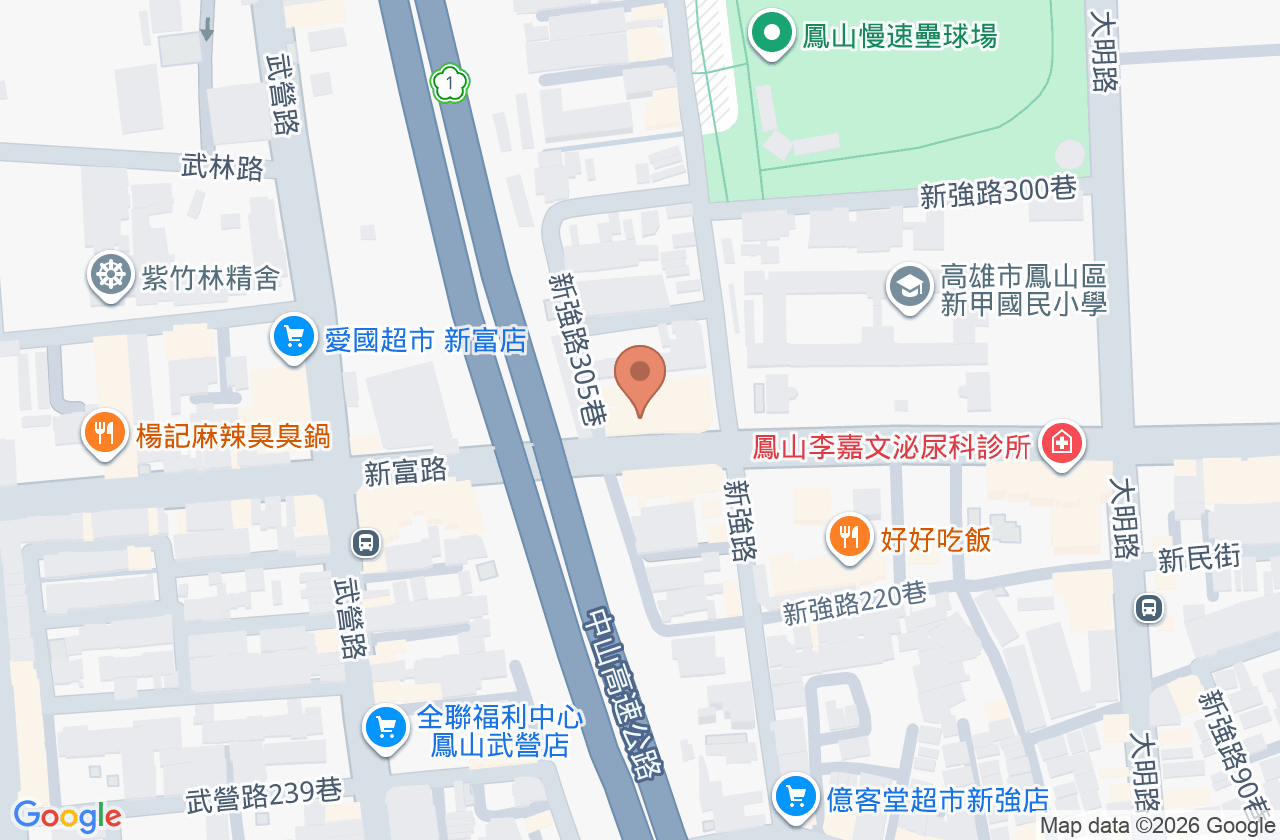 元富診所 位置地圖