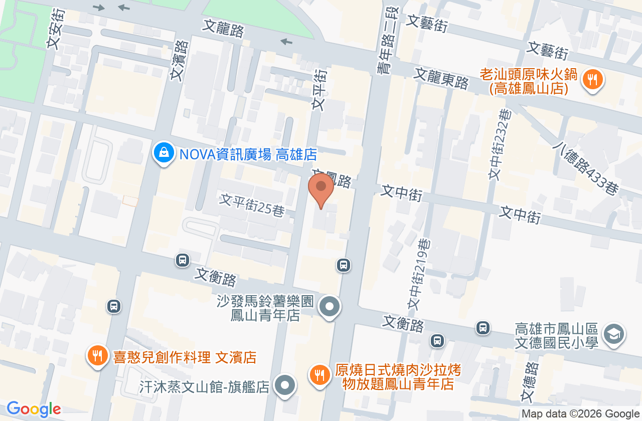葉耳鼻喉科診所 位置地圖