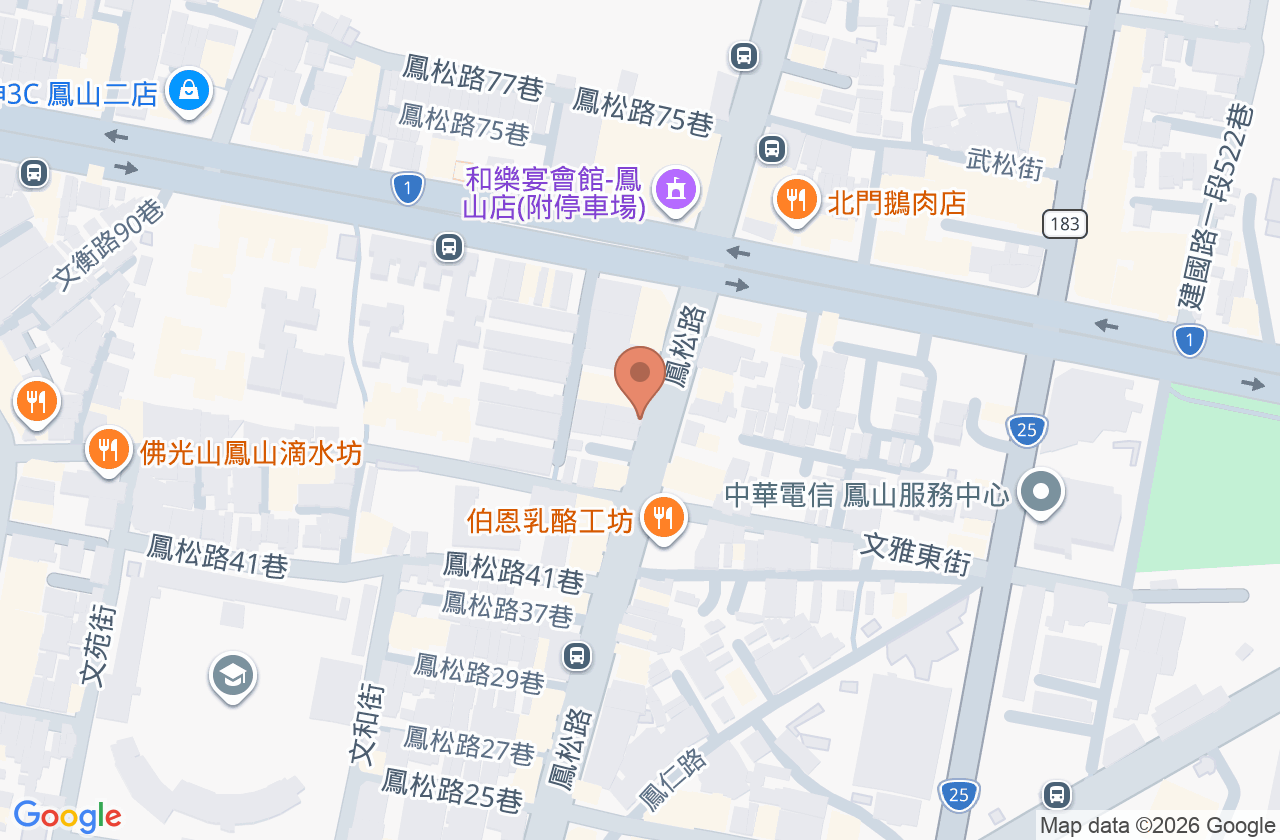 大立眼科診所 位置地圖