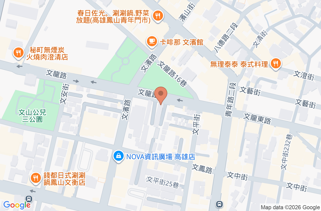 雅皮膚科診所 位置地圖