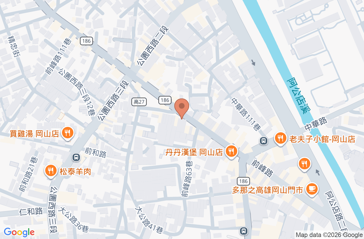 翁明清婦產科診所 位置地圖