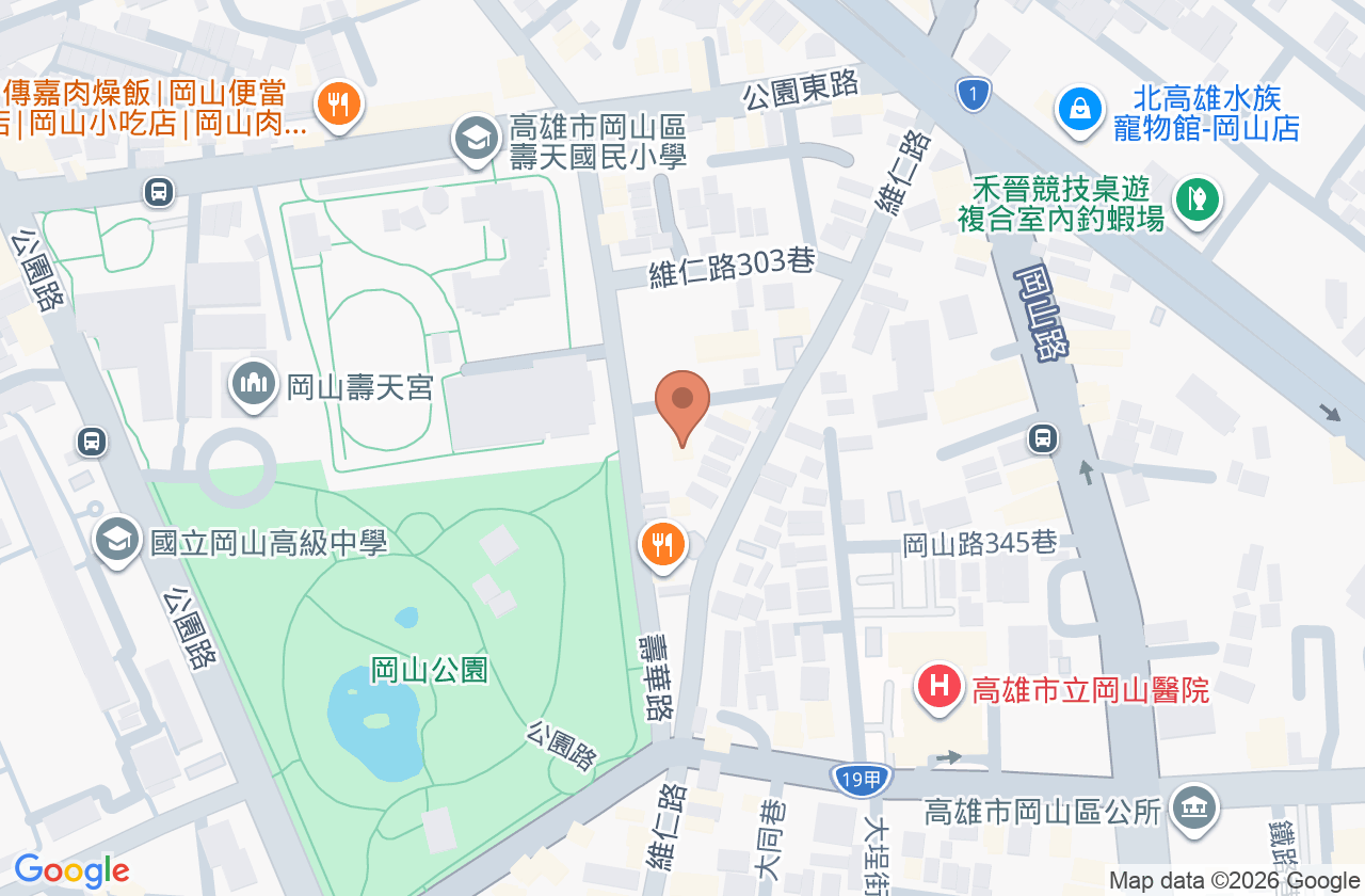 簡耳鼻喉科診所 位置地圖
