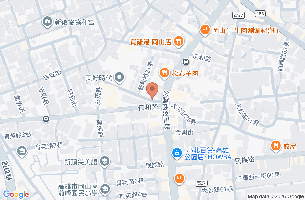 皇明診所 位置地圖