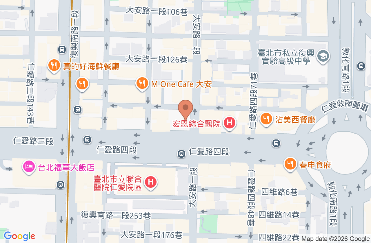 偉明牙醫診所 位置地圖