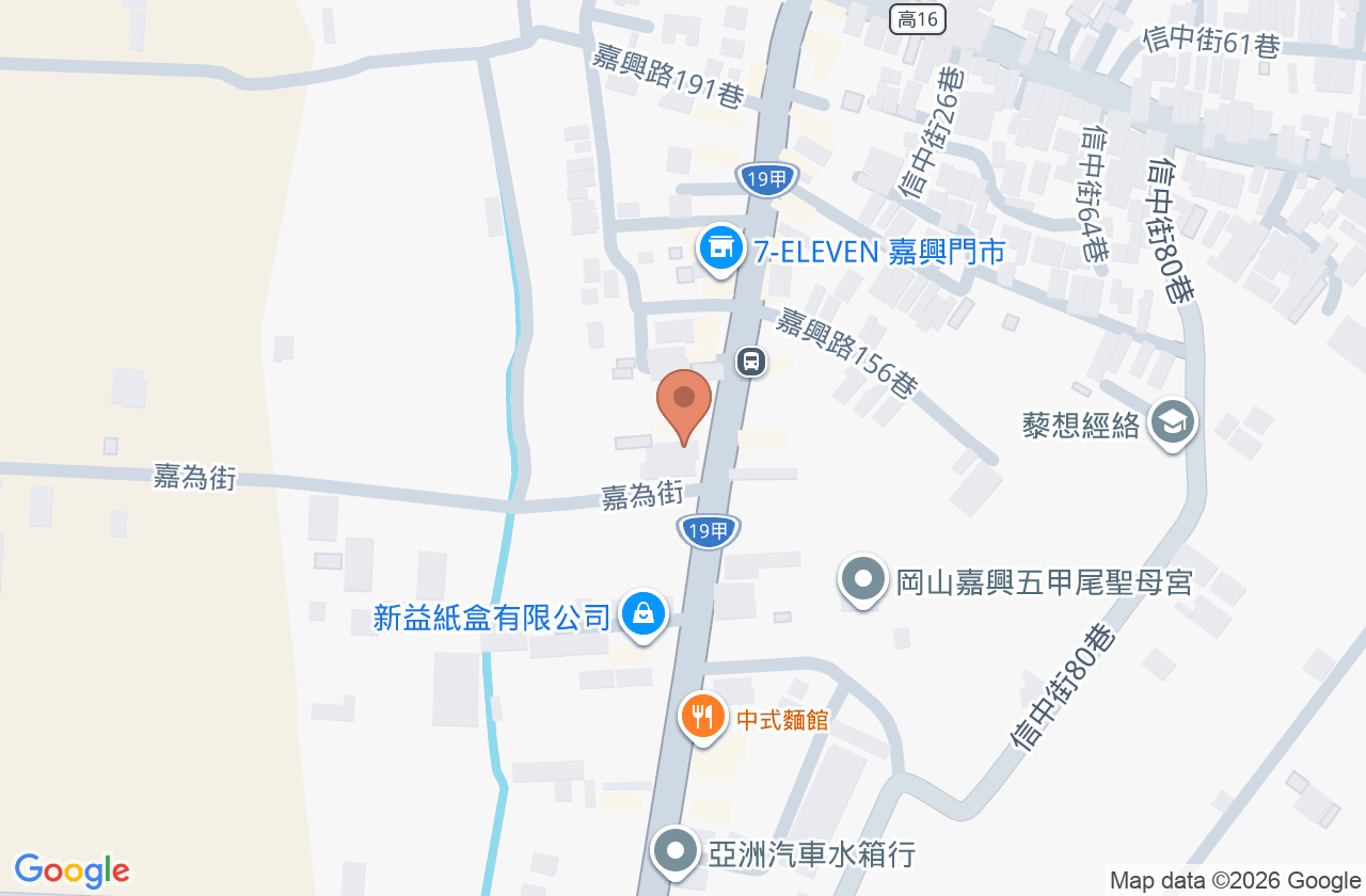 天佑診所 位置地圖
