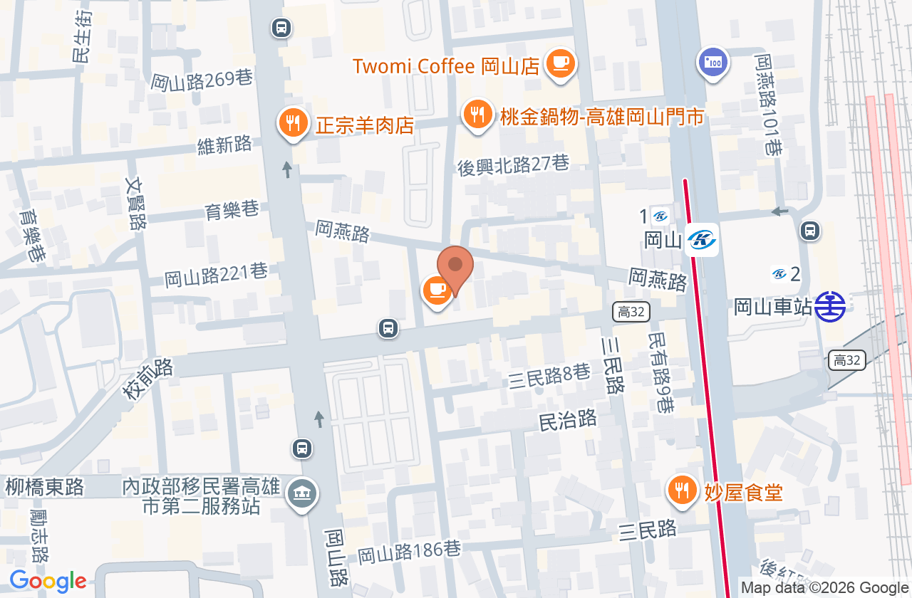 黃明正耳鼻喉科診所 位置地圖