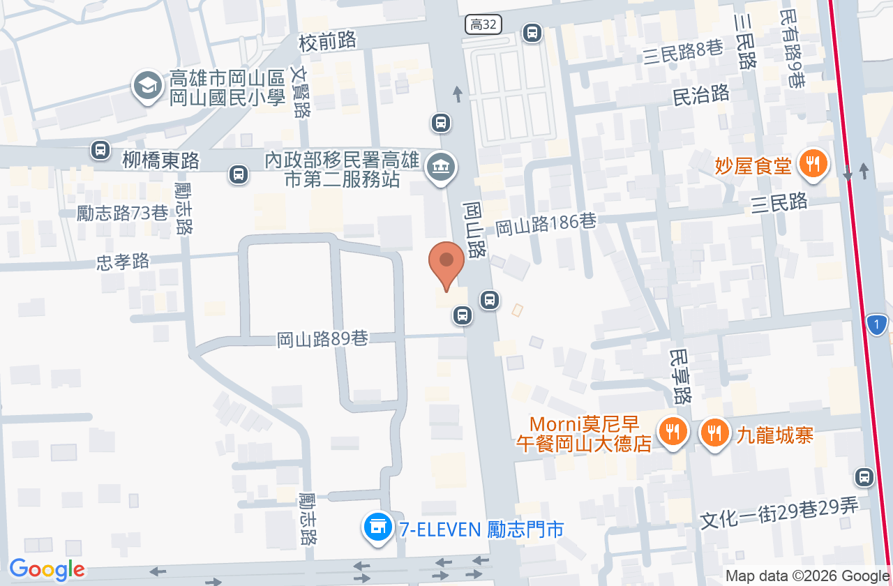 安祥皮膚科診所 位置地圖