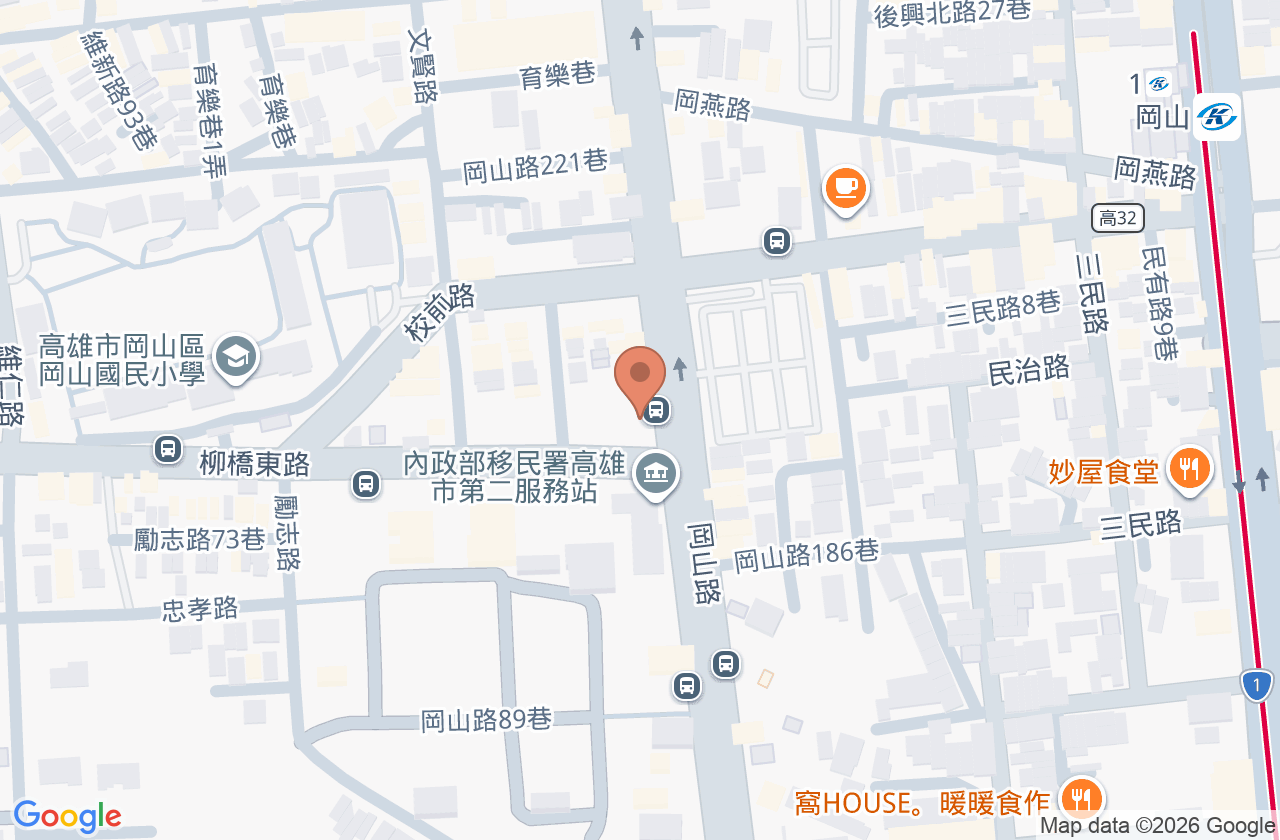 黃昱璋泌尿科外科診所 位置地圖
