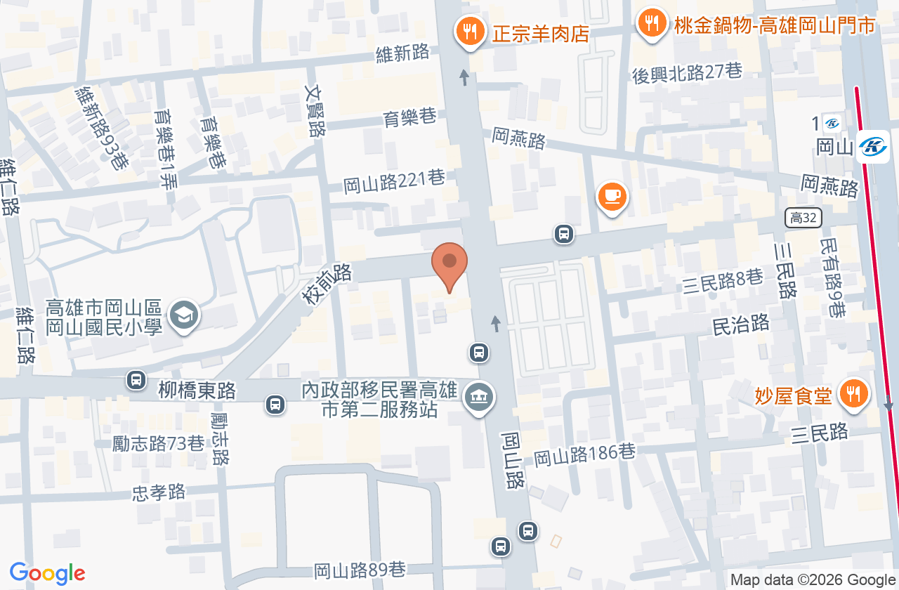瑜楊診所 位置地圖