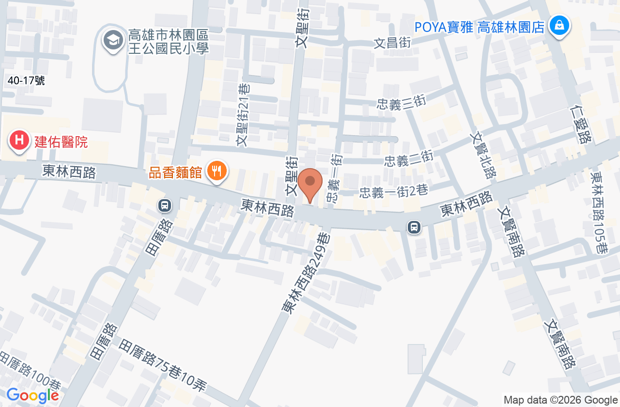 冠林眼科診所 位置地圖