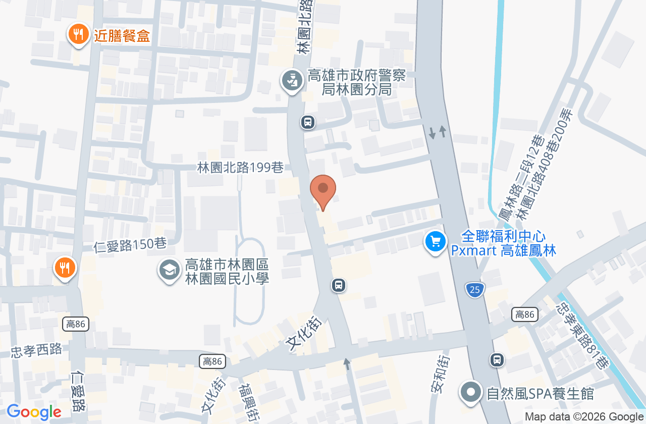 梅振英耳鼻喉科診所 位置地圖