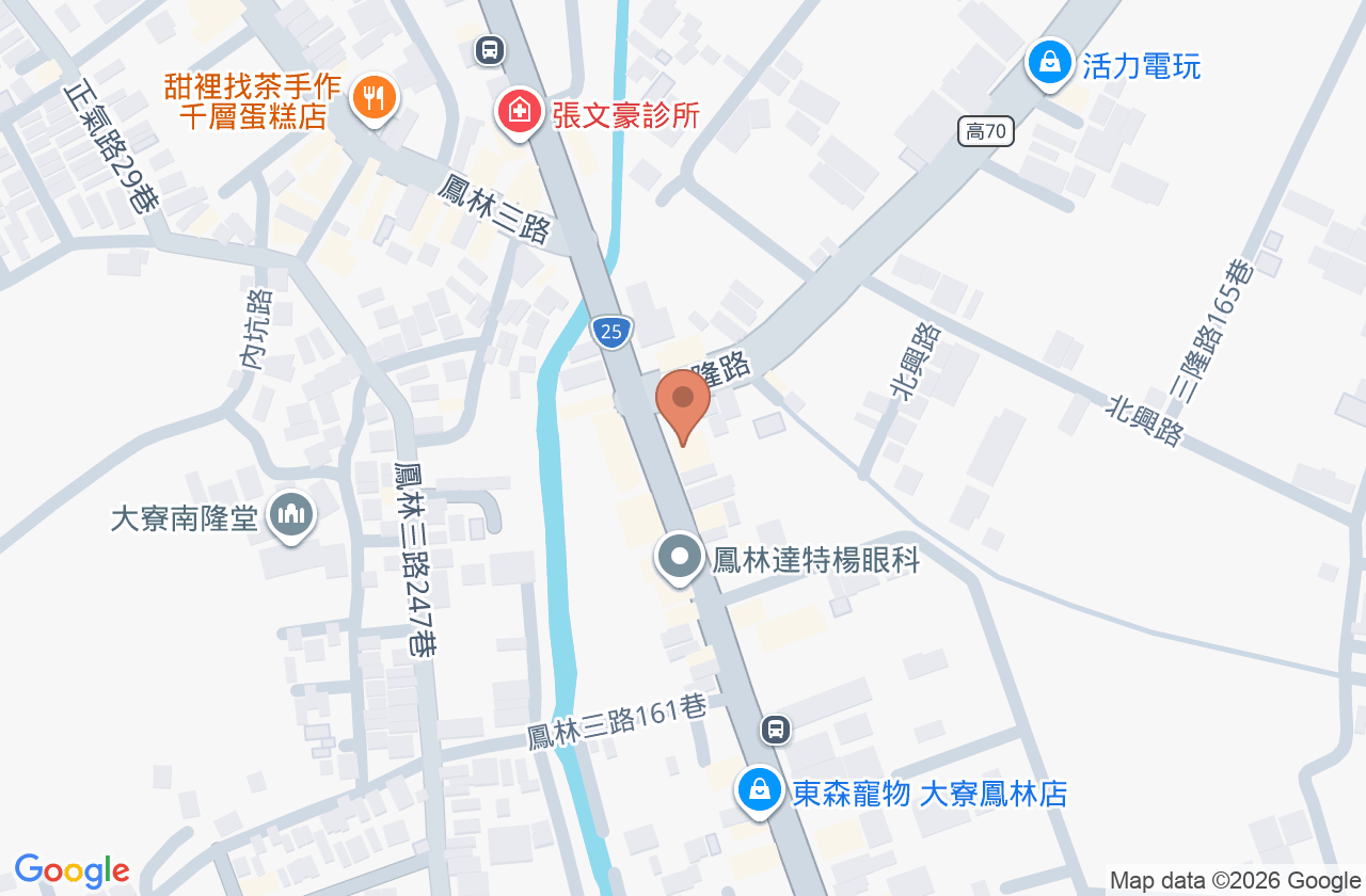 謝外科診所 位置地圖