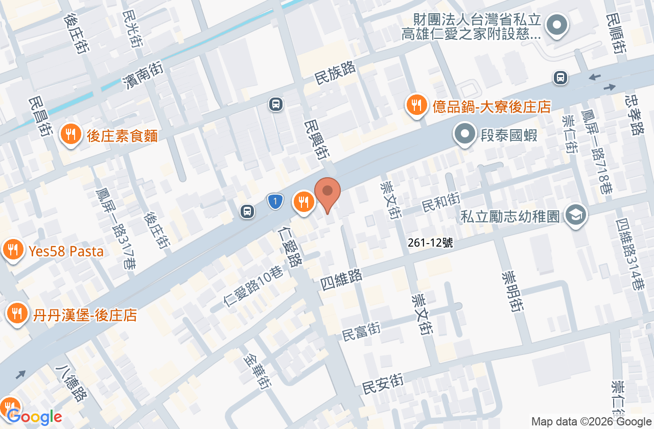 鳳信診所 位置地圖