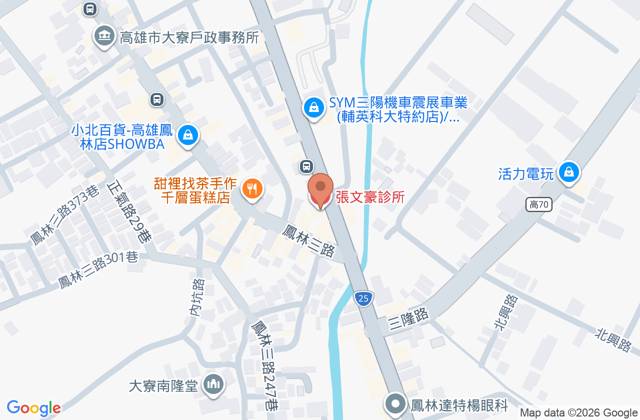張文豪診所 位置地圖
