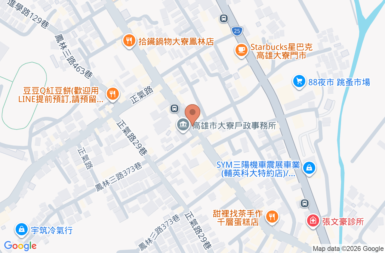 張桐榮診所 位置地圖