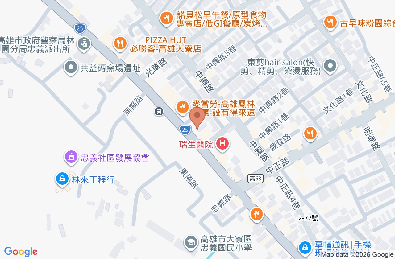 陳骨外科診所 位置地圖