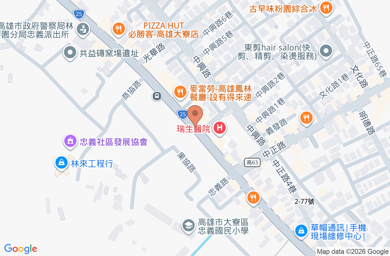 大統內兒科診所 位置地圖