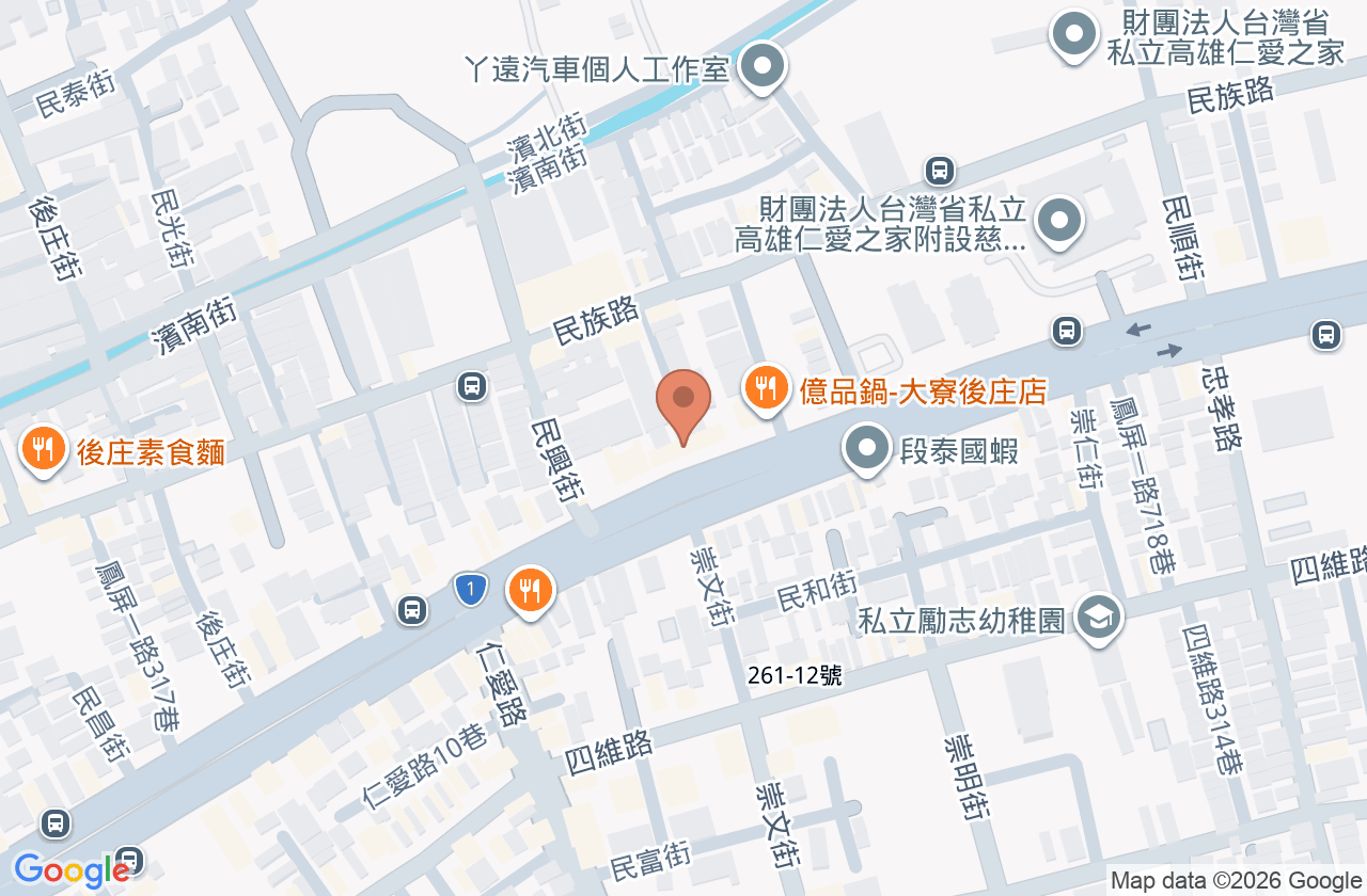 嘉德耳鼻喉科診所 位置地圖