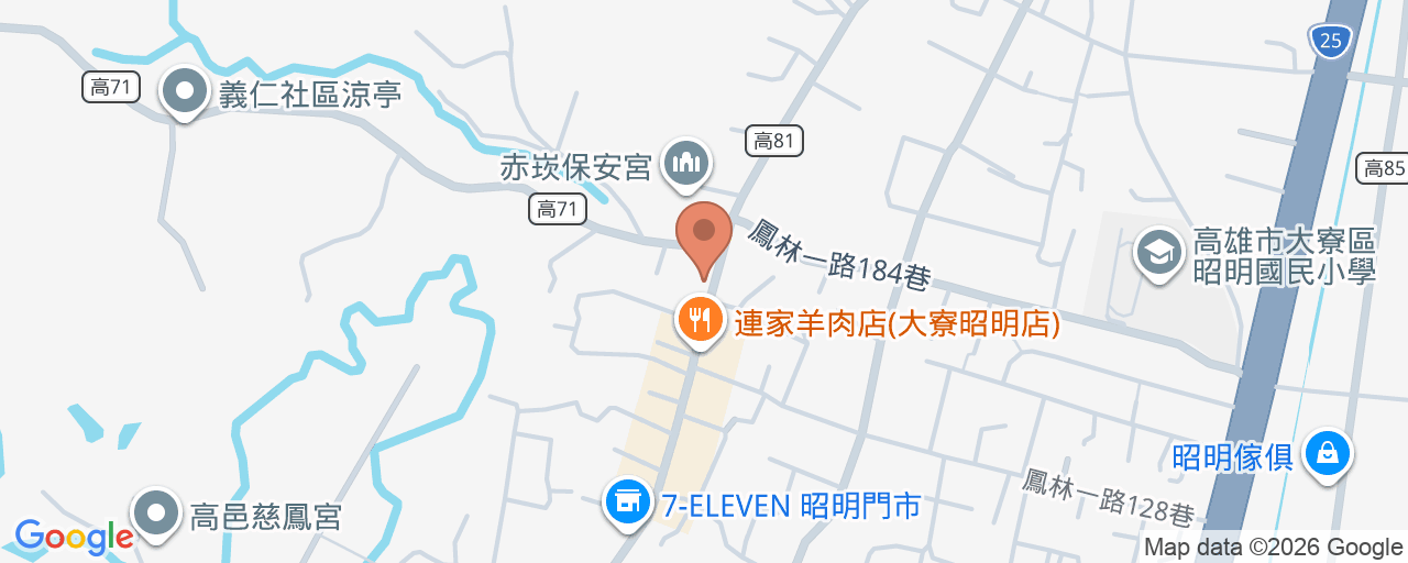 圓明診所 位置地圖