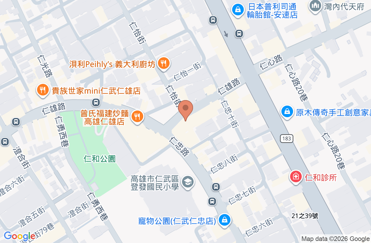 廣安診所 位置地圖