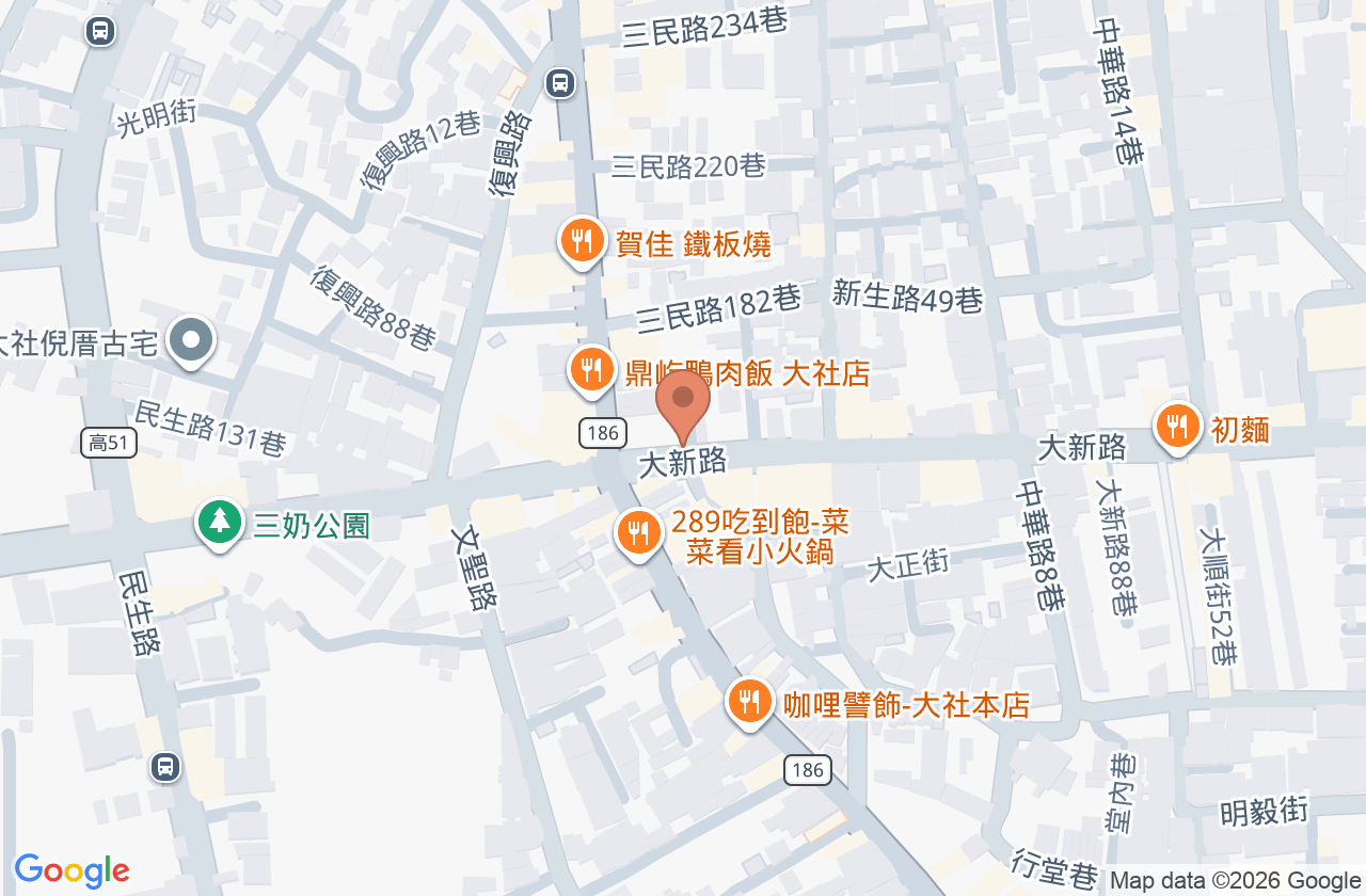 杏仁內兒科診所 位置地圖