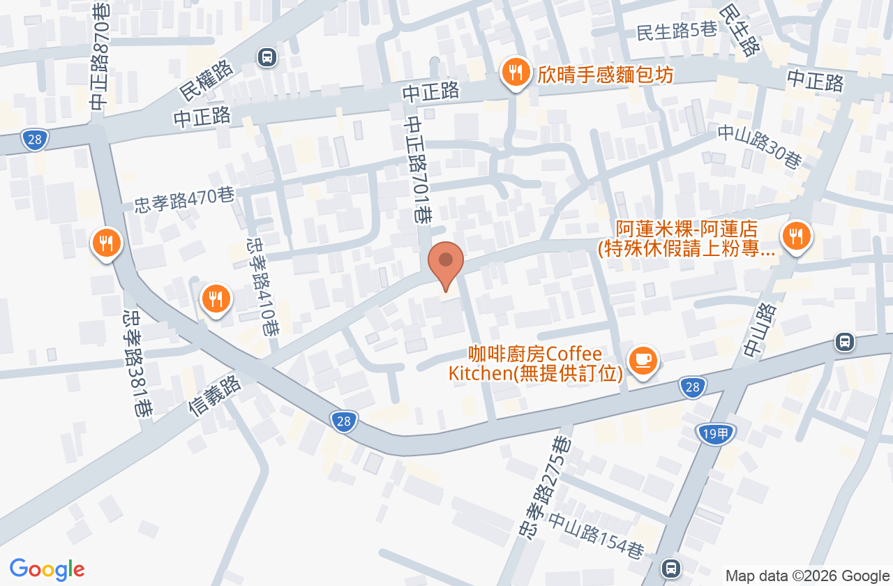 玉焜診所 位置地圖