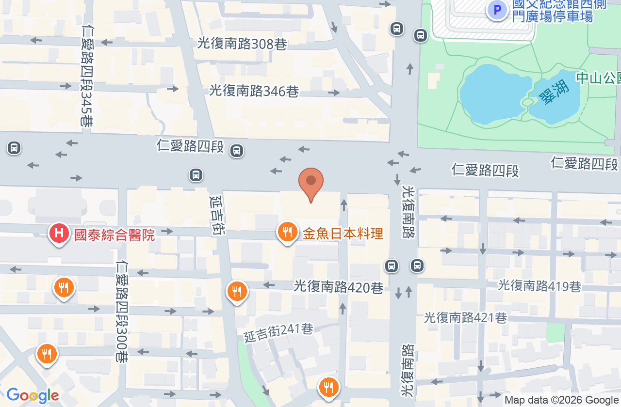 復光牙醫診所 位置地圖
