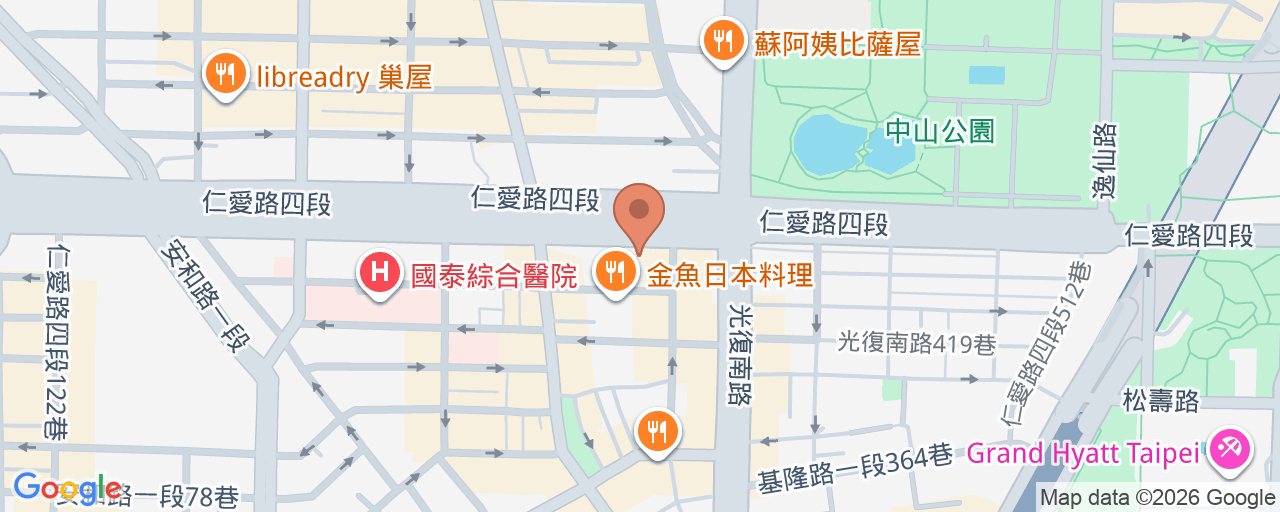 復光牙醫診所 位置地圖
