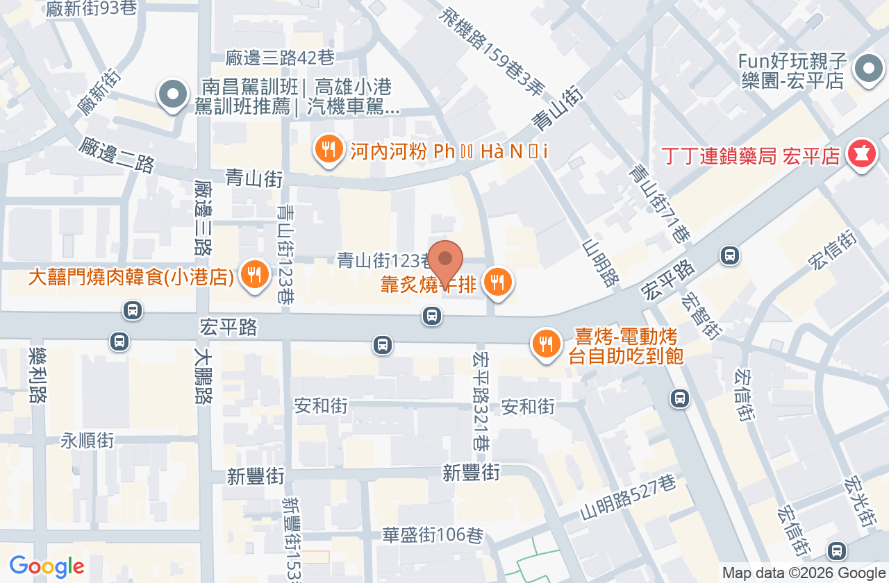 長新牙醫診所 位置地圖