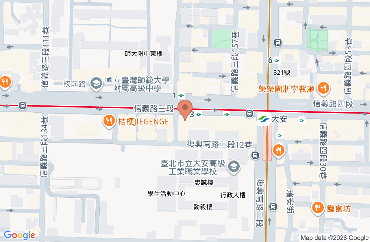 佶安中醫診所 位置地圖