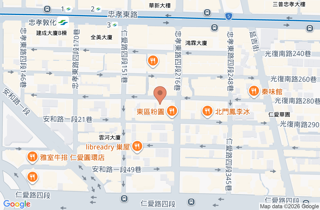 育群中醫診所 位置地圖