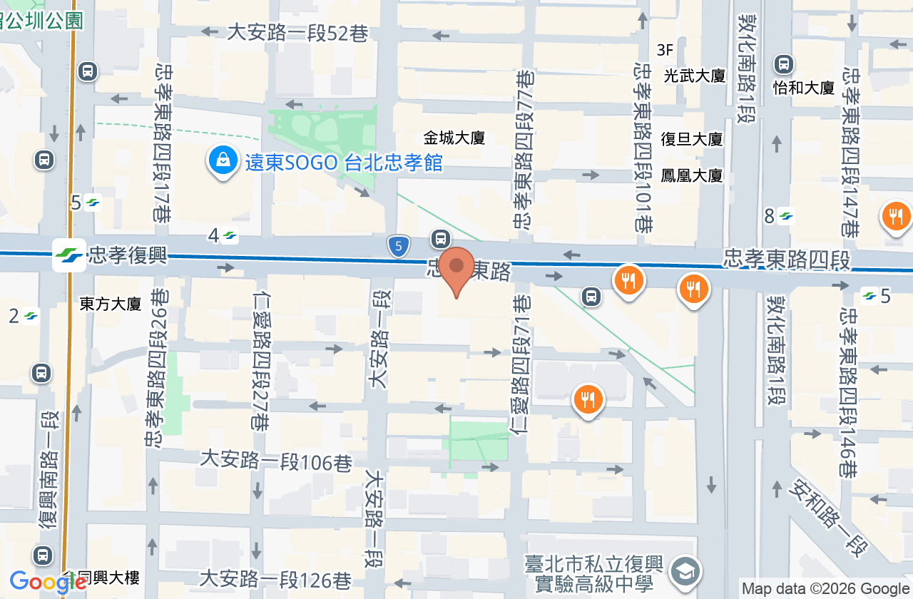 名漾中醫診所 位置地圖