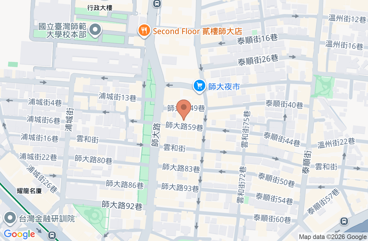 師大昌盛堂中醫診所 位置地圖