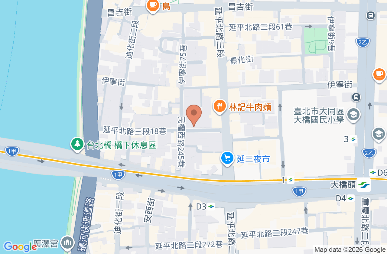 學而中醫診所 位置地圖